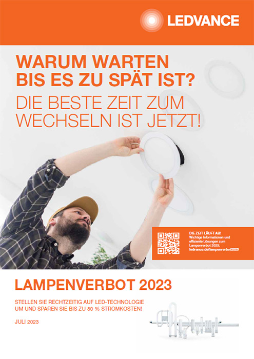 LEDVANCE Broschüre Lampenverbot