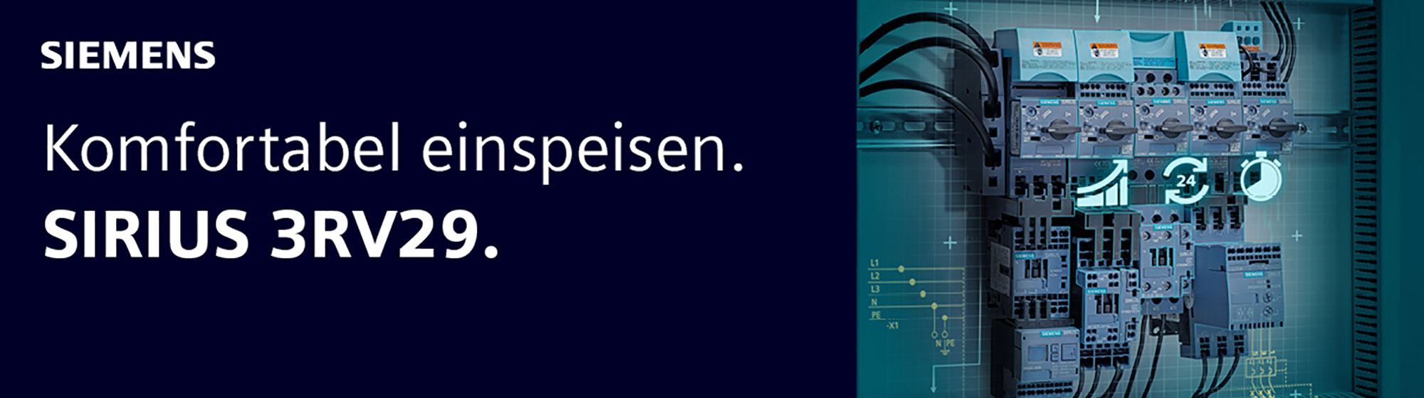 SIRIUS 3RV29 Einspeisesystem