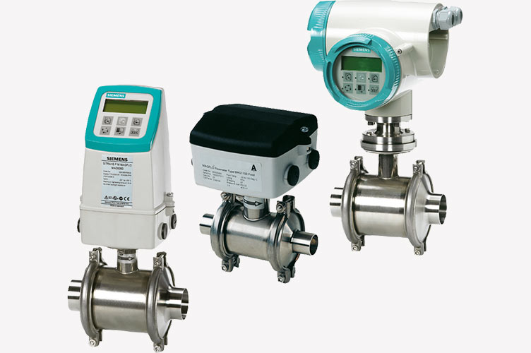 Siemens magnetisch-induktive Durchflussmessung